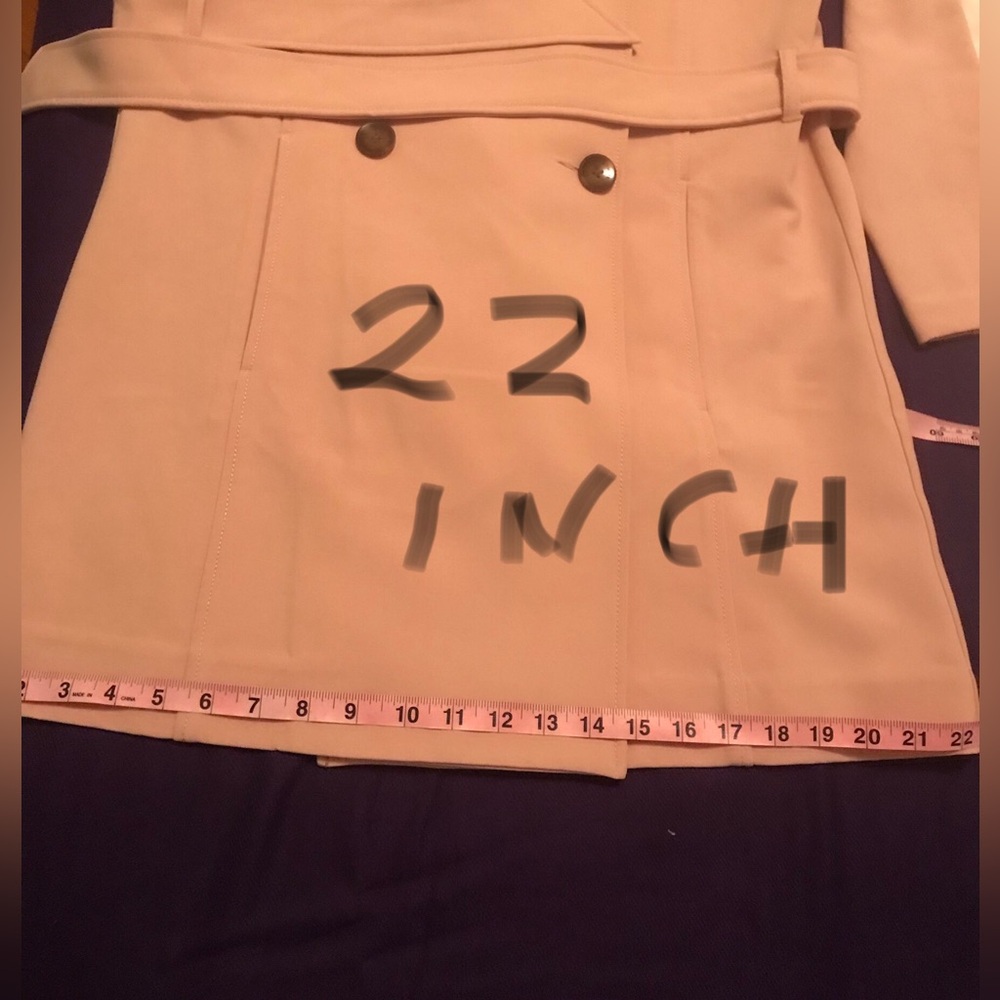 Elegant Pink Trench Coat - Picture 14 of 15